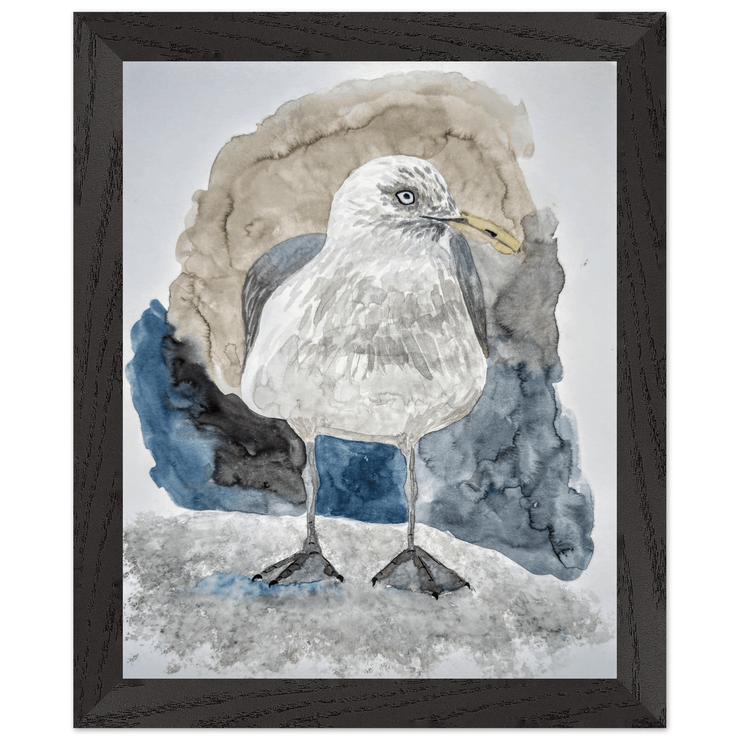 Chip Thieving Bastard | Premium Wooden Framed Poster With Museum - Quality Matte Paper 8x10″ - Print Material - The Watercolor Nest