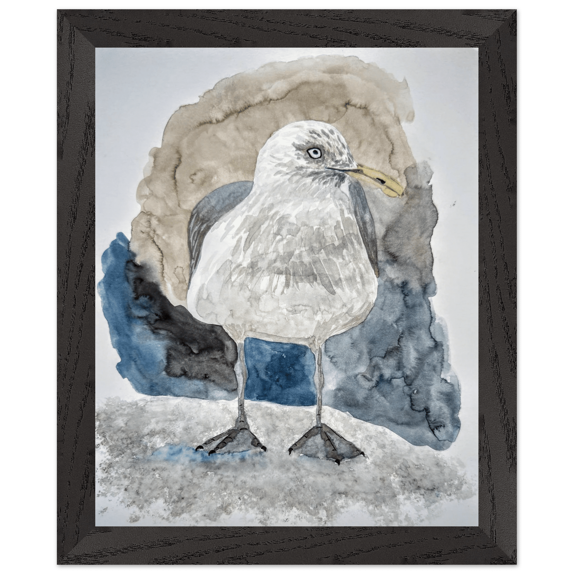 Chip Thieving Bastard | Premium Wooden Framed Poster With Museum - Quality Matte Paper 8x10″ - Print Material - The Watercolor Nest