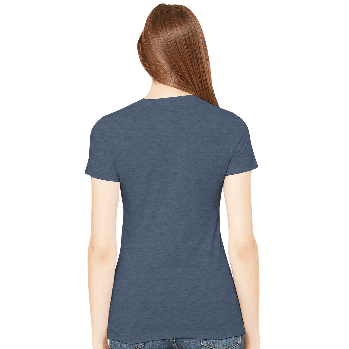 Premium Womens Crewneck T-shirt | Bella + Canvas 6004 - Print Material - The Watercolor Nest