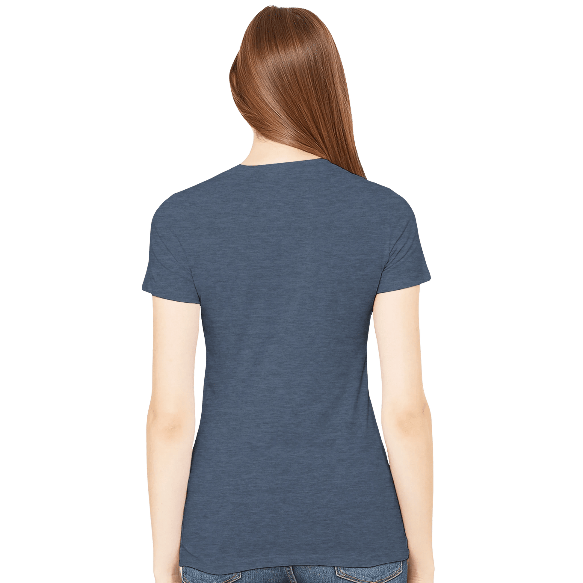 Premium Womens Crewneck T-shirt | Bella + Canvas 6004 - Print Material - The Watercolor Nest