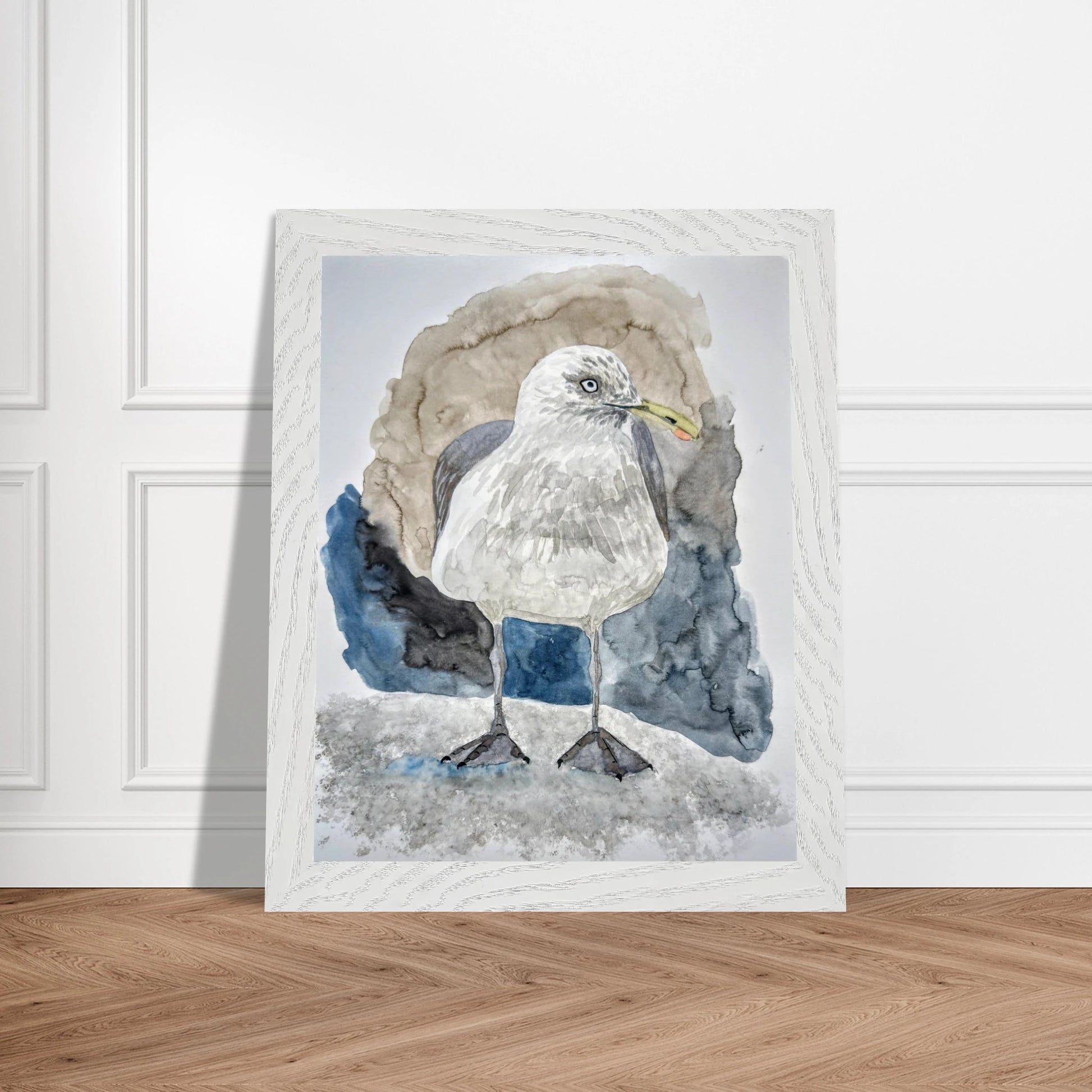 Chip Thieving Bastard | Premium Wooden Framed Poster With Museum - Quality Matte Paper 8x10″ - Print Material - The Watercolor Nest