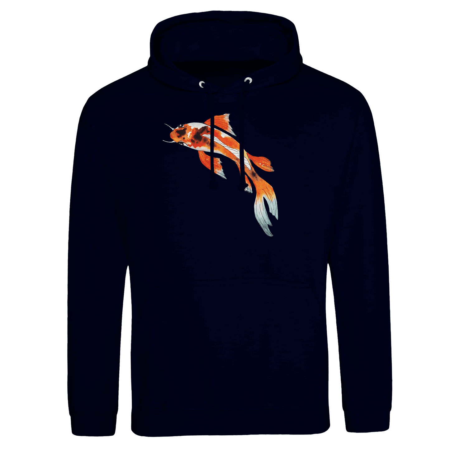 Unisex Koi Fish Pullover Hoodie | JustHoods JH001 - Print Material - The Watercolor Nest