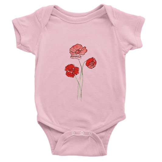 Classic Baby Short Sleeve Bodysuit - Print Material - The Watercolor Nest