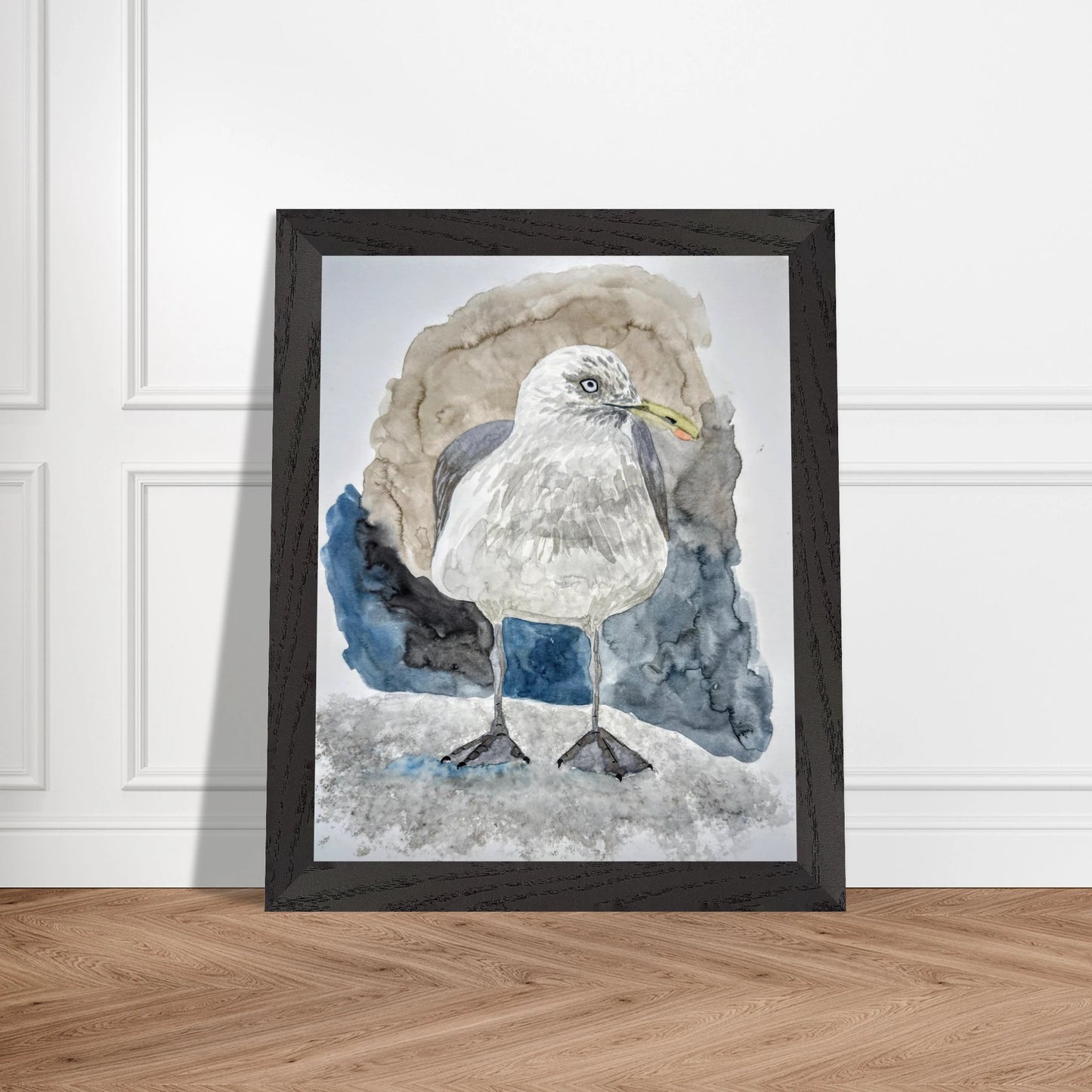 Chip Thieving Bastard | Premium Wooden Framed Poster With Museum - Quality Matte Paper 8x10″ - Print Material - The Watercolor Nest