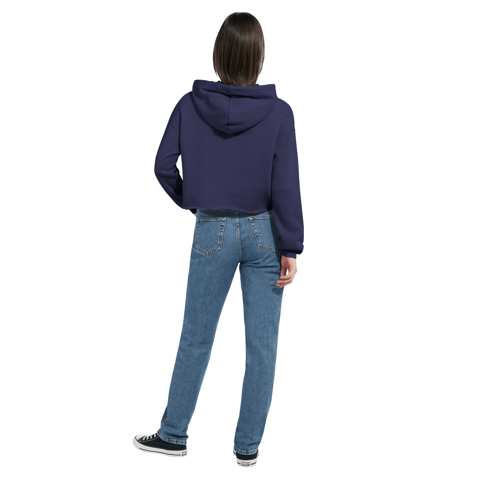Women's Cropped Hoodie | Bella + Canvas 7502 - Print Material - The Watercolor Nest
