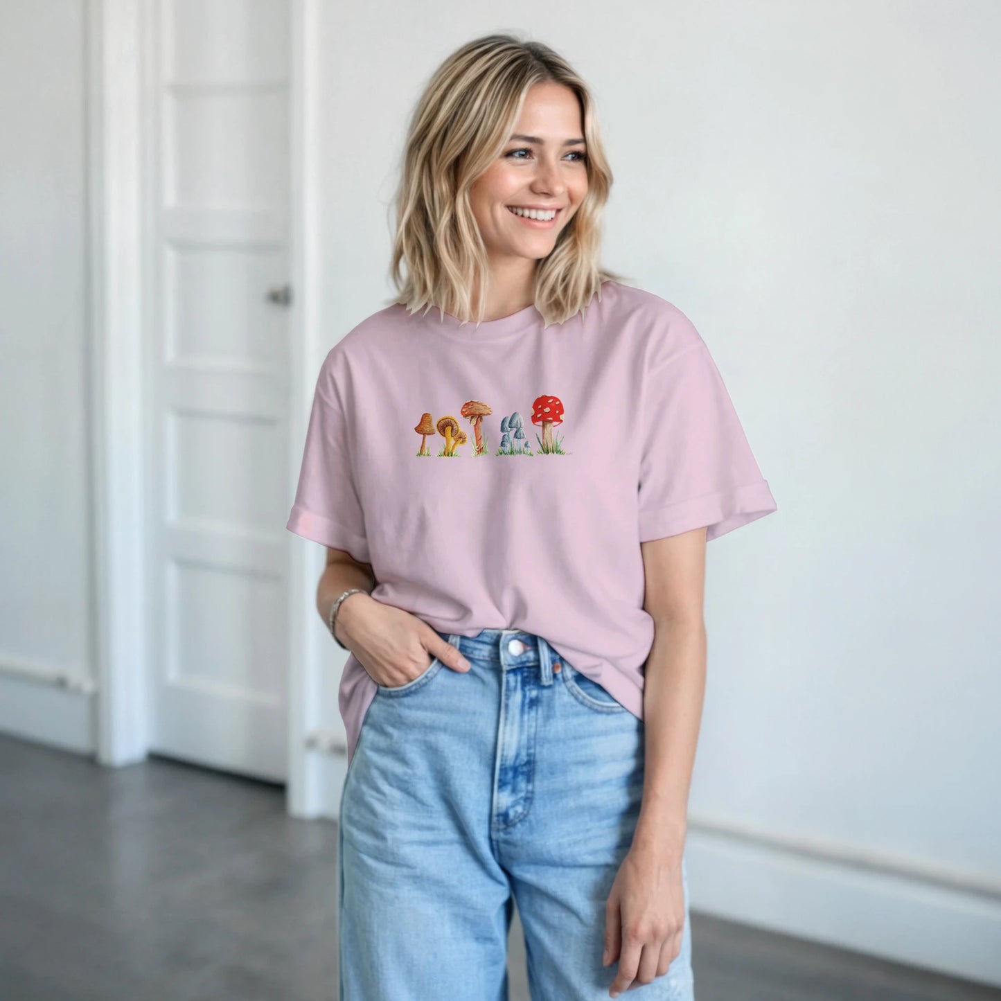 Heavyweight Unisex Crewneck T-shirt | Gildan® 5000 - Print Material - The Watercolor Nest
