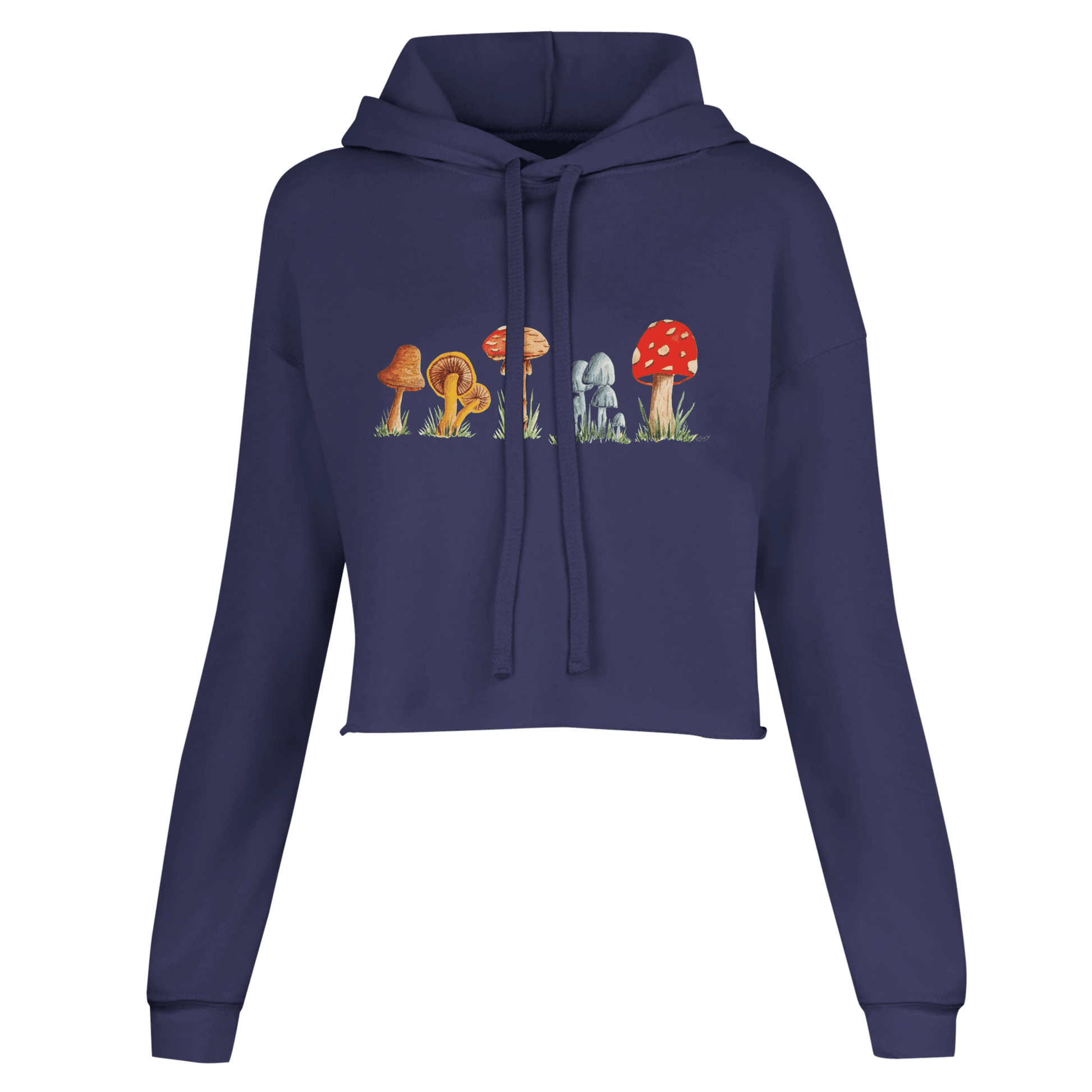 Women's Cropped Hoodie | Bella + Canvas 7502 - Print Material - The Watercolor Nest