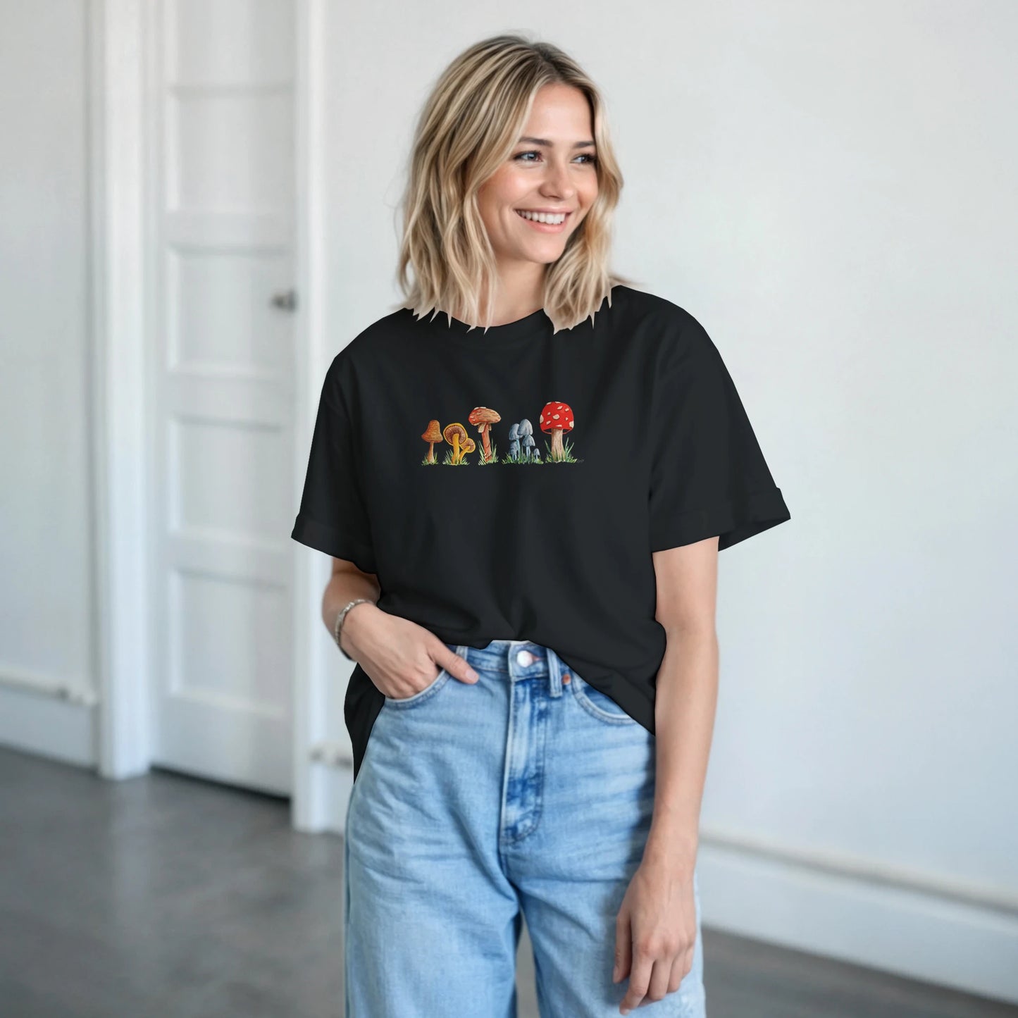 Heavyweight Unisex Crewneck T-shirt | Gildan® 5000 - Print Material - The Watercolor Nest