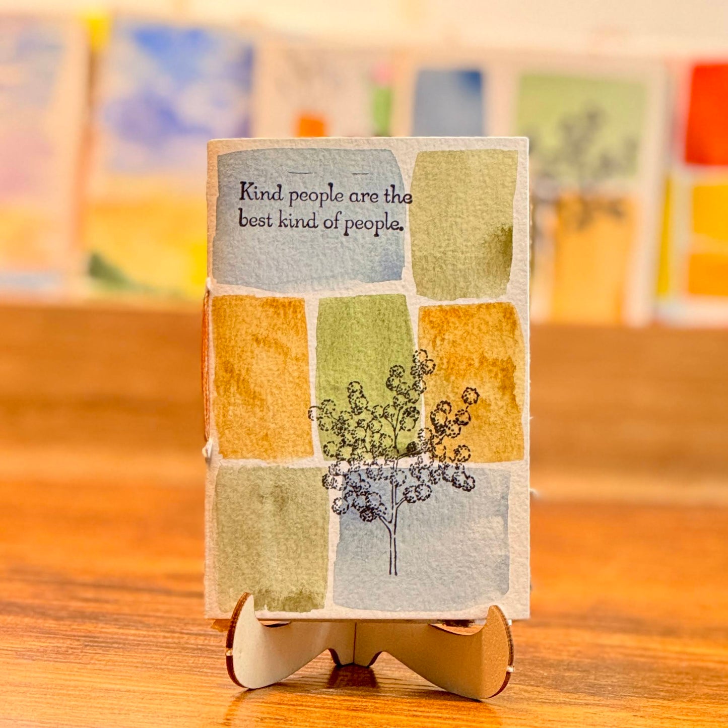 Hand Stitched Recycled Paper Journal (3.0" x 4.5")