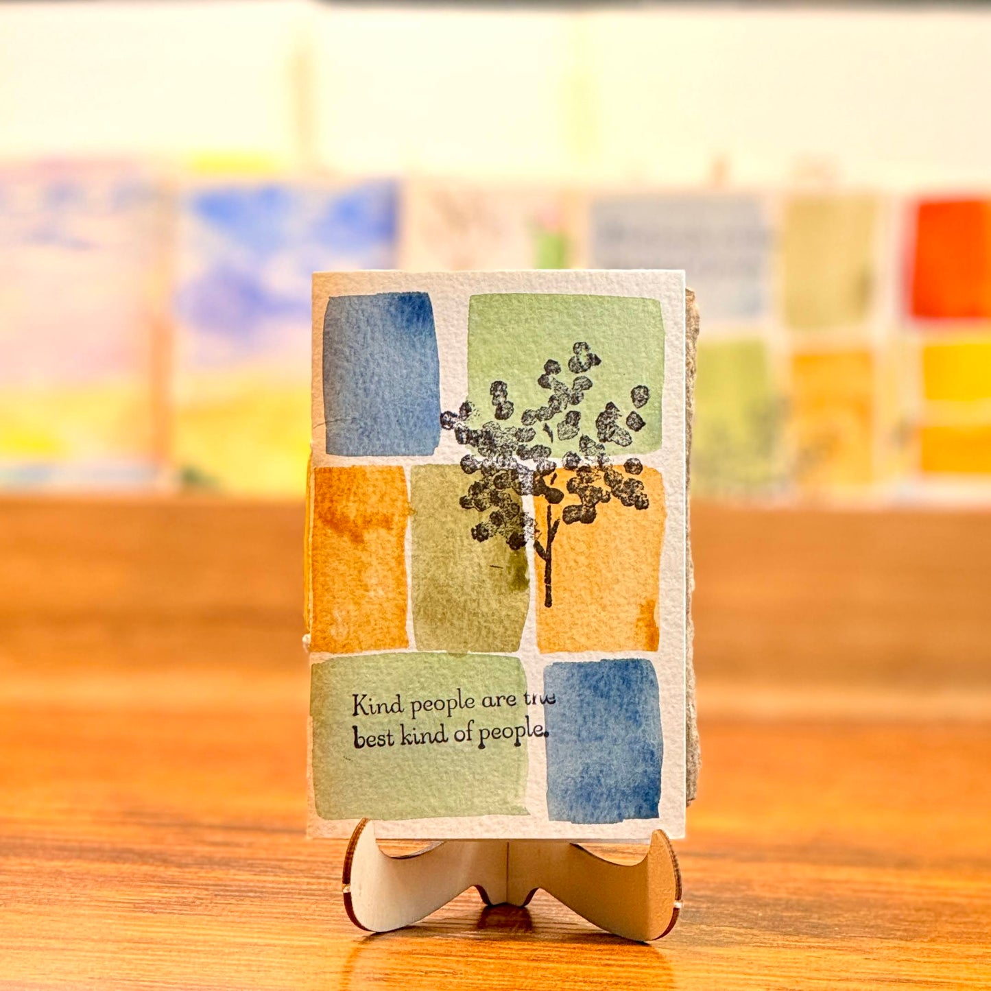 Hand Stitched Recycled Paper Journal (3.0" x 4.5")