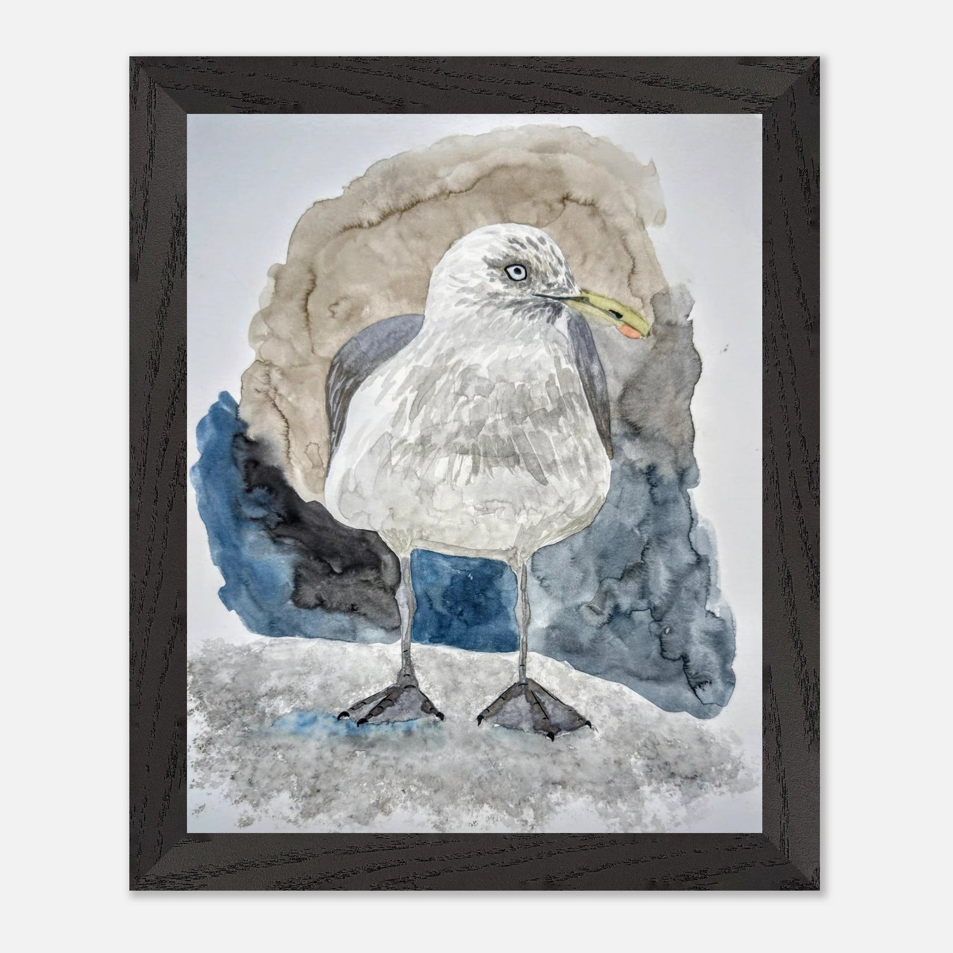 Chip Thieving Bastard | Premium Wooden Framed Poster With Museum - Quality Matte Paper 8x10″ - Print Material - The Watercolor Nest