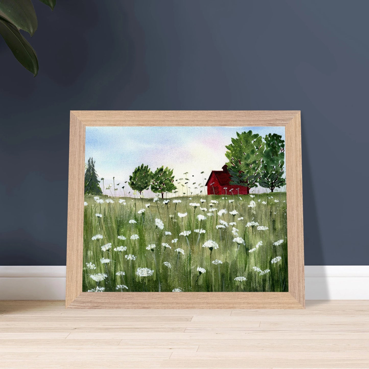 Premium Wooden Framed Poster With Museum - Quality Matte Paper - Print Material - The Watercolor Nest