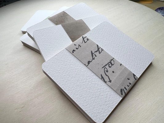 Watercolor card for ACEO 100% cotton paper