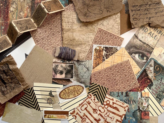 Vintage style Ephemera Pack - The Watercolor Nest