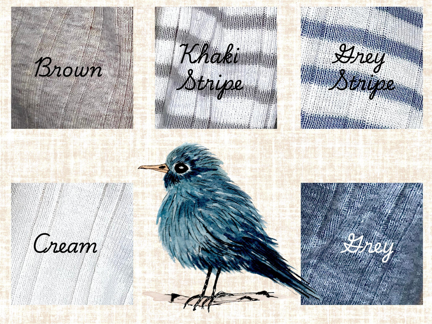 Baby bodysuit with sweet baby bird, organic cotton outfit baby shower present, coming home from hospital outfit, monthly milestone outfit