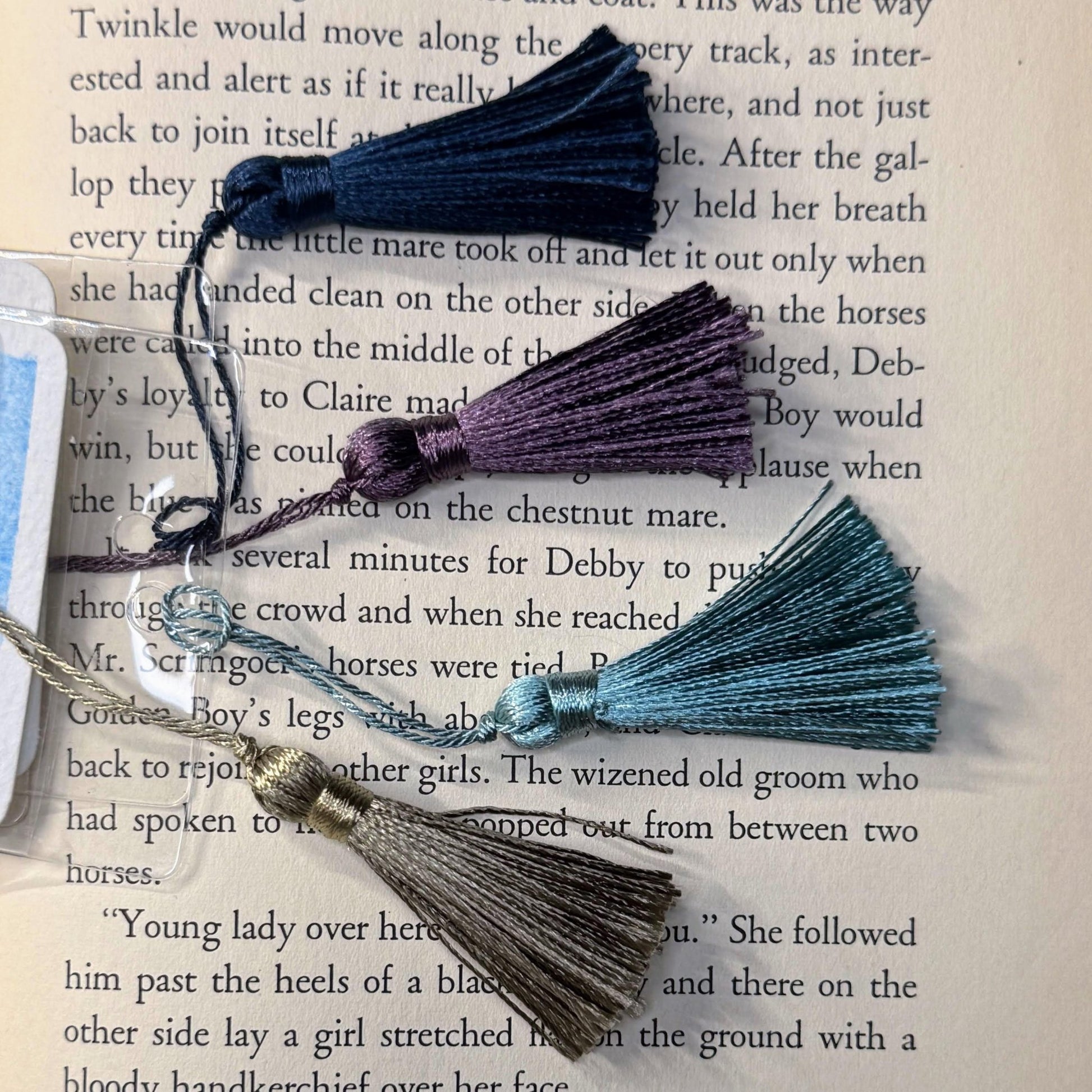Watercolor Poppy Bookmark: Hand - Painted Cotton Paper Art - The Watercolor Nest