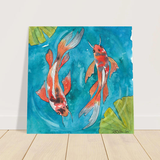 Koi Pond - Poster Print - The Watercolor Nest